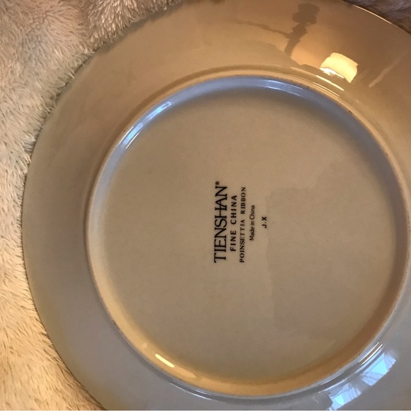 Christmas cake plate and server - Picture 2 of 2